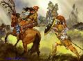 Szkta lovas s egy hoplita harca